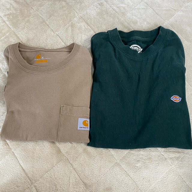 carhartt(カーハート)のcarhartt dickies 半袖Tシャツ　2枚セット メンズのトップス(Tシャツ/カットソー(半袖/袖なし))の商品写真