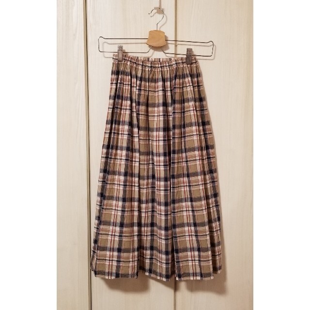 【mumokuteki】チェックスカート レディースのスカート(ひざ丈スカート)の商品写真
