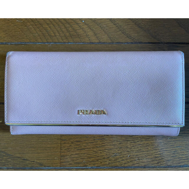 PRADA(プラダ)のプラダ　PRADA 長財布　サフィアーノ　ピンク レディースのファッション小物(財布)の商品写真