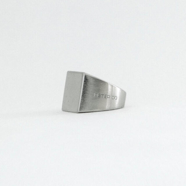 Peter Do silver insignia ring