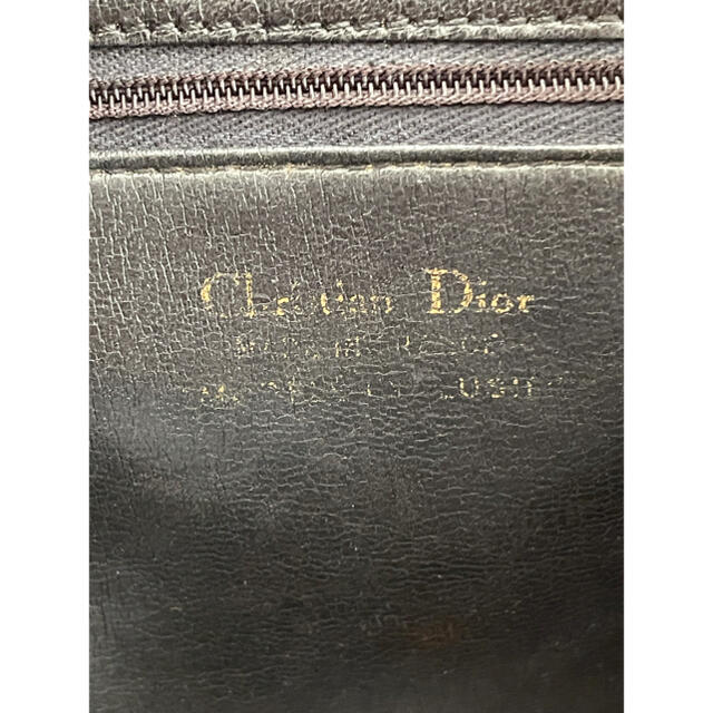 Christian Dior(クリスチャンディオール)のクリスチャン　ディオール　ヴィンテージ  ショルダーバッグ  レザー　黒 レディースのバッグ(ショルダーバッグ)の商品写真