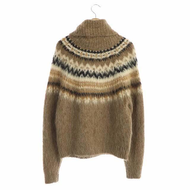 セリーヌ 19AW FAIR ISLE TURTLE NECK SWEATER