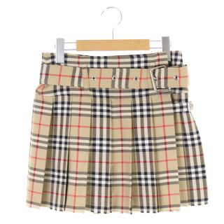 バーバリー(BURBERRY)のバーバリー チェック柄プリーツスカート(ミニスカート)