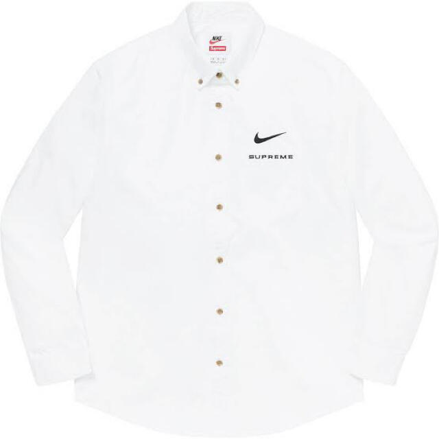 【初回限定お試し価格】 Cotton Nike / Supreme - Supreme Twill White Shirt シャツ