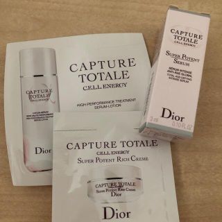 ディオール(Dior)のディオール　カプチュールトータルリッチクリームローションスーパーセラム美容液(サンプル/トライアルキット)