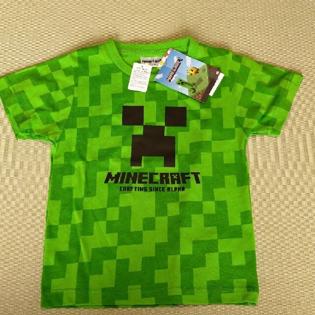 しまむら(シマムラ)のマインクラフト Minecraft Tシャツ120cm キッズ/ベビー/マタニティのキッズ服男の子用(90cm~)(Tシャツ/カットソー)の商品写真