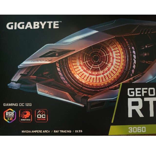 GIGABYTE GeForce RTX3060搭載 グラフィックボード スマホ/家電/カメラのPC/タブレット(PCパーツ)の商品写真