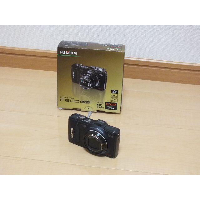 富士フイルム(フジフイルム)のFUJIFILM デジタルカメラ FinePix F600EXR ブラック  スマホ/家電/カメラのカメラ(コンパクトデジタルカメラ)の商品写真