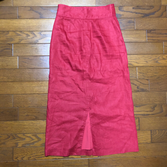 Mila Owen(ミラオーウェン)のMila Owen ミラオーウェン　リネン　タイトスカート レディースのスカート(ロングスカート)の商品写真