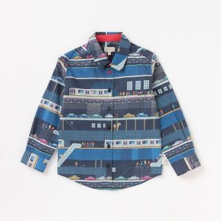 ポールスミス(Paul Smith)のポールスミス新品新作タグ付きトレインステーション シャツ110(Tシャツ/カットソー)