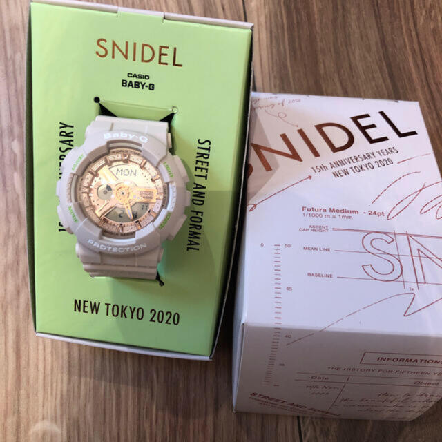 SNIDEL×CASIO Baby-G スナイデル15周年記念モデル　新品未使用