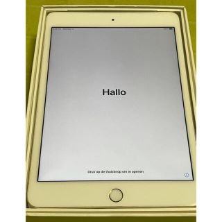 アイパッド(iPad)のiPad mini 4 Wi-Fi ＋ Cellular 16GB ゴールド(タブレット)