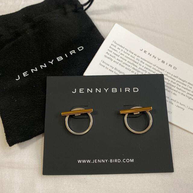 未使用品Jenny bird 14kコンビフープピアスピアス