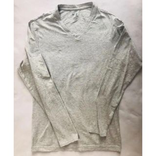 ギャップ(GAP)のGAP ロンT グレー無地(Tシャツ/カットソー(七分/長袖))