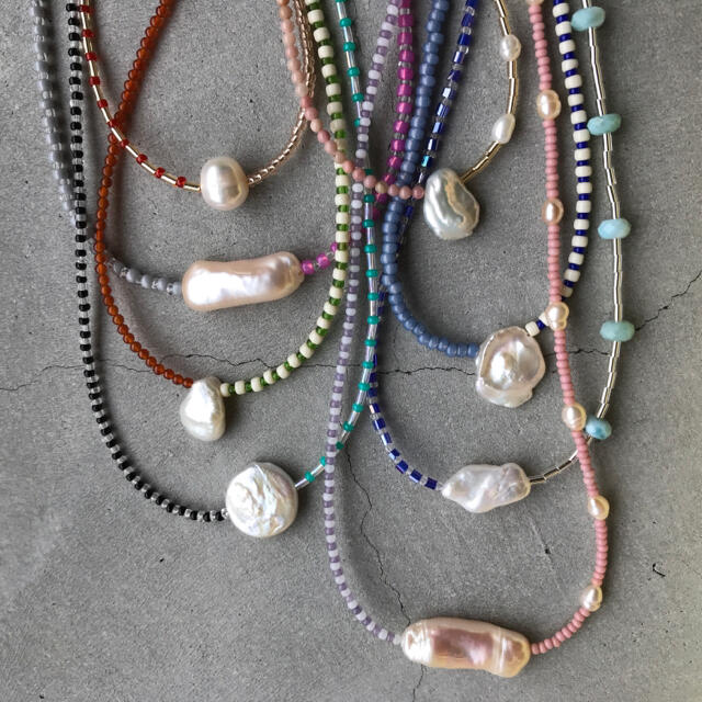 Lochie(ロキエ)のhandmade necklace 089 ハンドメイドのアクセサリー(ネックレス)の商品写真