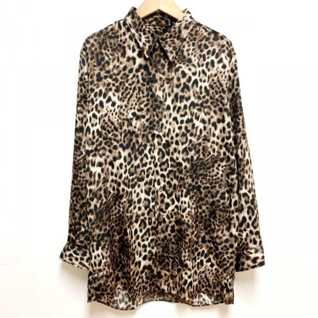 47cm袖丈MILKBOY レオパード ロング シャツ LEOPARD LONG SHIRT