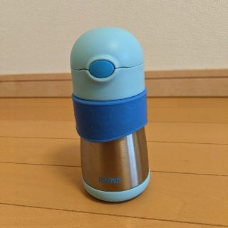 サーモス(THERMOS)のサーモス　ストローマグ　ブルー(水筒)