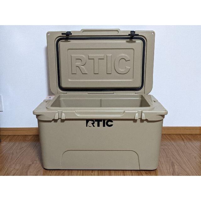 新品・未使用 RTIC 45QT クーラーボックス アウトレット品 タンカラー