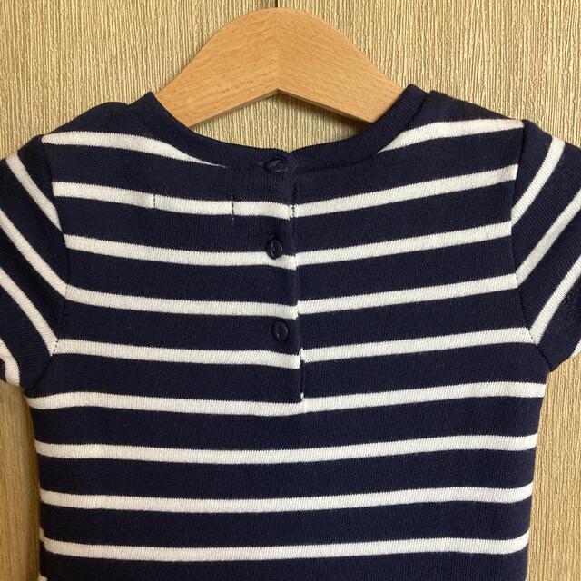 Ralph Lauren(ラルフローレン)のラルフローレン　ボーダーワンピ　90cm  キッズ/ベビー/マタニティのキッズ服女の子用(90cm~)(ワンピース)の商品写真