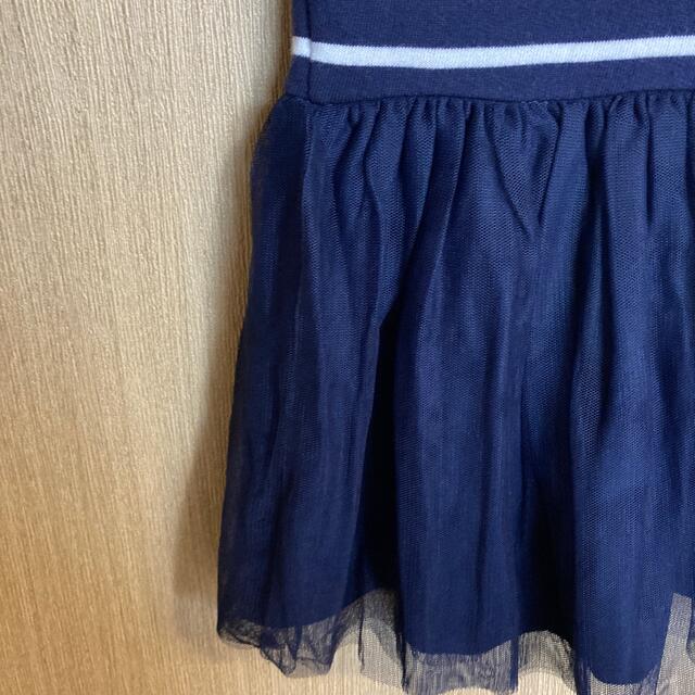 Ralph Lauren(ラルフローレン)のラルフローレン　ボーダーワンピ　90cm  キッズ/ベビー/マタニティのキッズ服女の子用(90cm~)(ワンピース)の商品写真