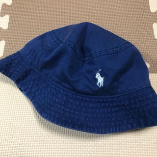 ラルフローレン(Ralph Lauren)のラルフローレン♡リバーシブル♡バケットハット♡48cm程度♡ネイビー♡迷彩♡帽子(帽子)