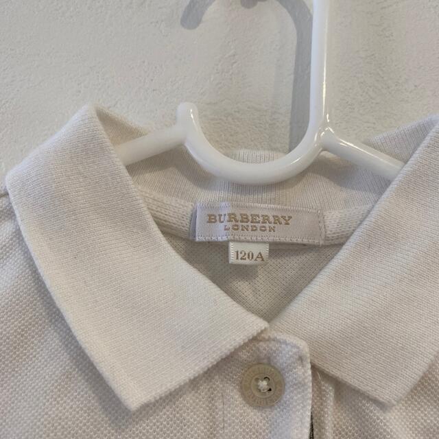 BURBERRY(バーバリー)のBurberry ポロシャツ　半袖 キッズ/ベビー/マタニティのキッズ服女の子用(90cm~)(Tシャツ/カットソー)の商品写真