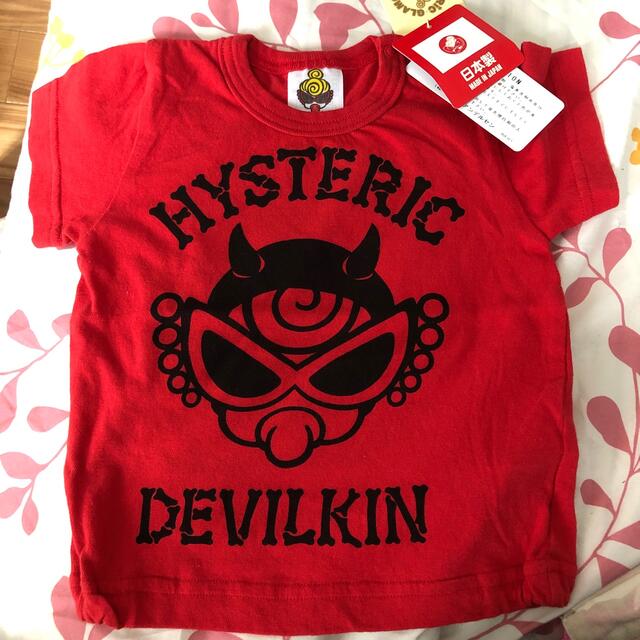 HYSTERIC MINI(ヒステリックミニ)のHYSTERIC MINI Tシャツ　赤 キッズ/ベビー/マタニティのベビー服(~85cm)(Ｔシャツ)の商品写真