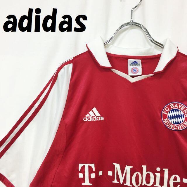 adidas(アディダス)の購入者ありアディダス FCバイエルン・ミュンヘン ユニフォーム サイズO スポーツ/アウトドアのサッカー/フットサル(ウェア)の商品写真