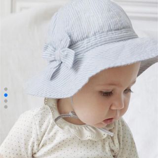 プチバトー(PETIT BATEAU)のPETIT BATEAU サマーハット　3-6m(帽子)