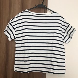 ムジルシリョウヒン(MUJI (無印良品))の無印良品　ボーダーTシャツ(Tシャツ(半袖/袖なし))