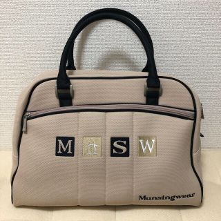 マンシングウェア(Munsingwear)の【美品】マンシングウエア　ゴルフ　ボストンバッグ　ラウンドバッグ(バッグ)