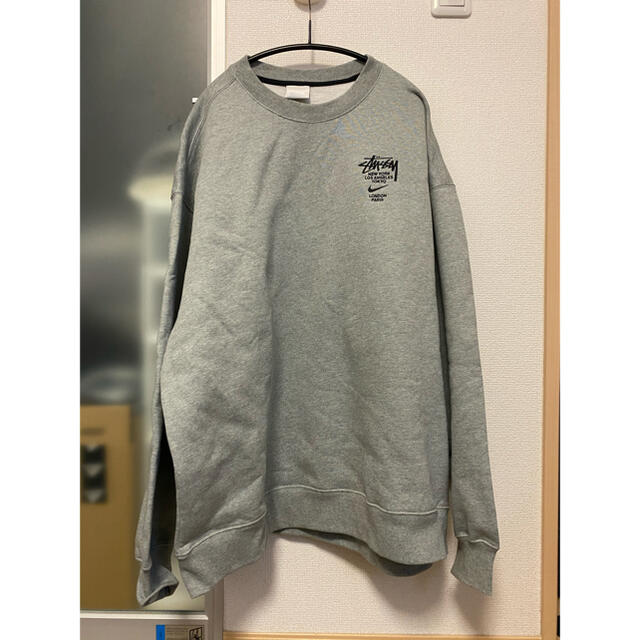 NIKE × stussy スウェット トレーナー XL サイズ グレー 新着 www