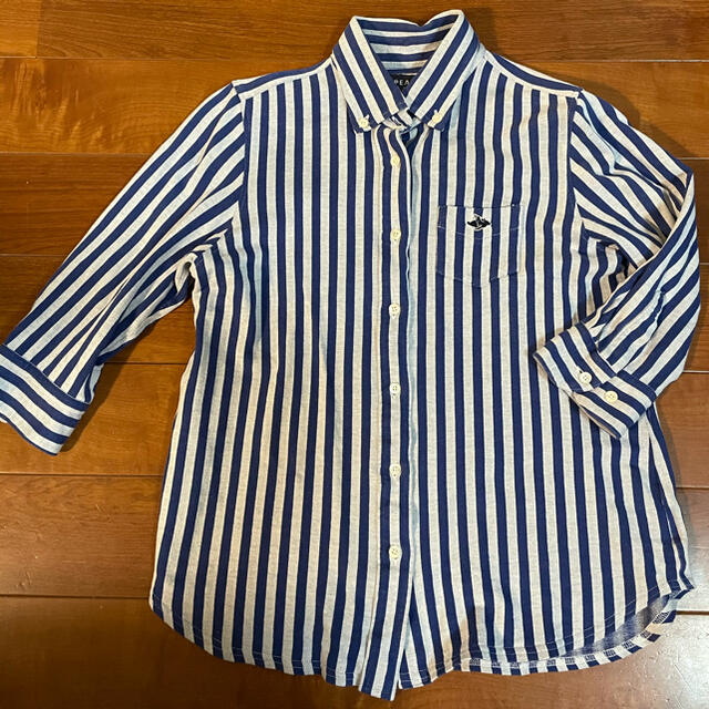 お値下げ!パーリーゲイツ ストライプ 五分袖シャツ サイズ1 美品 | フリマアプリ ラクマ
