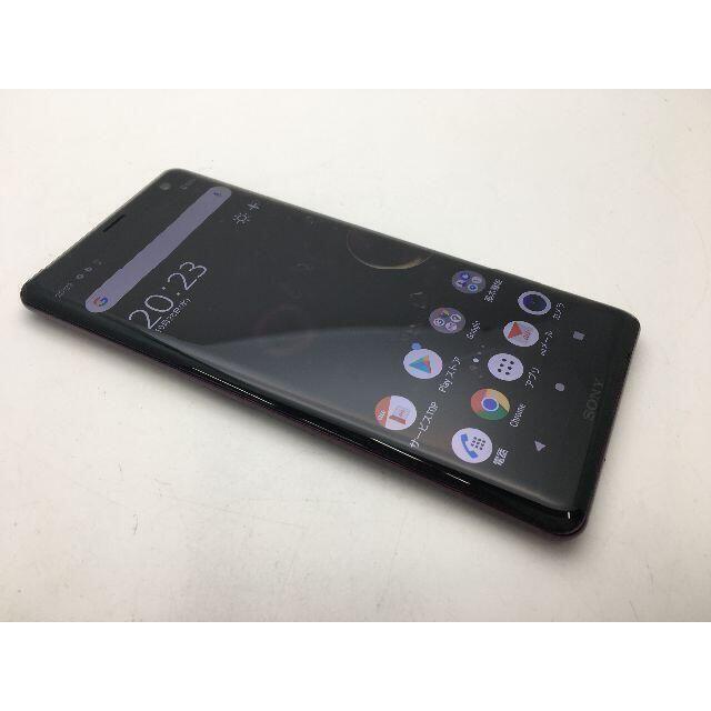 SONY(ソニー)のSIMフリー上美品au Xperia XZ3 SOV39 レッド 500 スマホ/家電/カメラのスマートフォン/携帯電話(スマートフォン本体)の商品写真