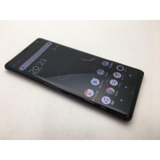 ソニー(SONY)のSIMフリー上美品au Xperia XZ3 SOV39 レッド 500(スマートフォン本体)