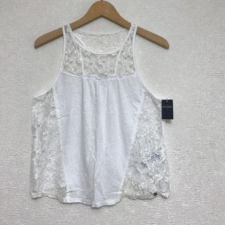 アバクロンビーアンドフィッチ(Abercrombie&Fitch)の 「タグ付き新品未使用」アバクロキッズ　レースタンクトップ(タンクトップ)