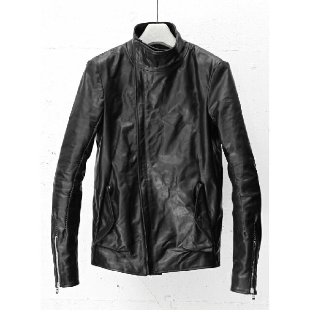 良質 incarnation Calf leather Bias ZIP レザージャケット - boothype.com