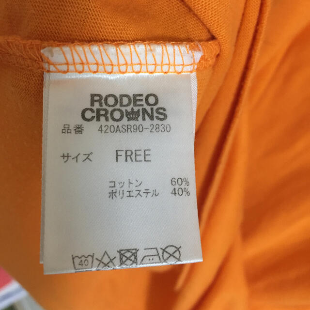 RODEO CROWNS(ロデオクラウンズ)のTシャツ フリーサイズ レディースのトップス(Tシャツ(半袖/袖なし))の商品写真