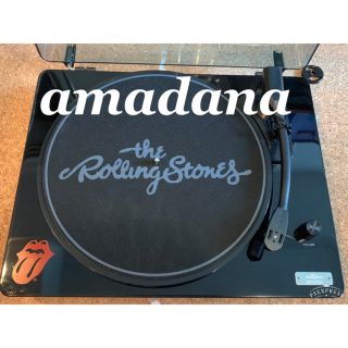 アマダナ(amadana)の世界1000台限定！Amadana ローリングストーンズ レコードプレーヤー(ポータブルプレーヤー)