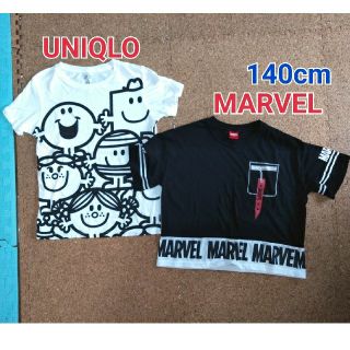 マーベル(MARVEL)のUNIQLO MARVEL Tシャツ 140cm(Tシャツ/カットソー)