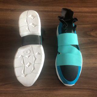EMILIO PUCCI - EMILIO PUCCI スニーカー ベルト レザー フリル