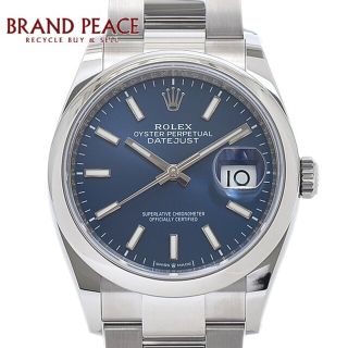 ロレックス(ROLEX)のロレックス デイトジャスト36 126200 青文字盤 ランダムシリアル メンズ(腕時計(アナログ))