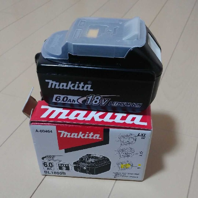 マキタバッテリー18V6.0Ah BL1860B 2個