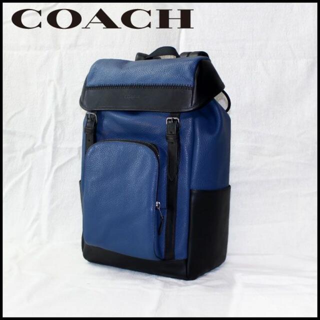 12.9万 COACH コーチ レザーリュック 新品タグ付正規