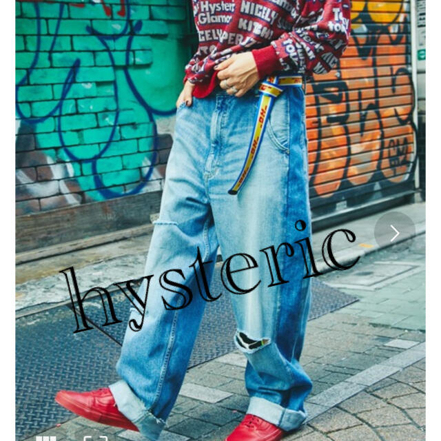 HYSTERIC GLAMOUR(ヒステリックグラマー)のhysteric♦ダメージジーンズ レディースのパンツ(デニム/ジーンズ)の商品写真