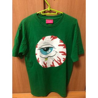 ミシカ(MISHKA)のMISHIKA ミシカ Tシャツ タバコ 目玉 緑　半袖(Tシャツ/カットソー(半袖/袖なし))