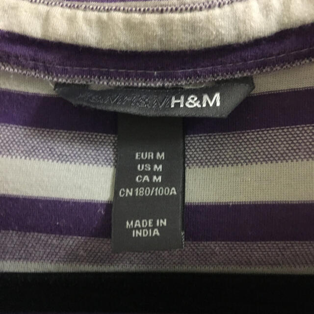 H&M(エイチアンドエム)のH&M ボーダーシャツ メンズのトップス(シャツ)の商品写真