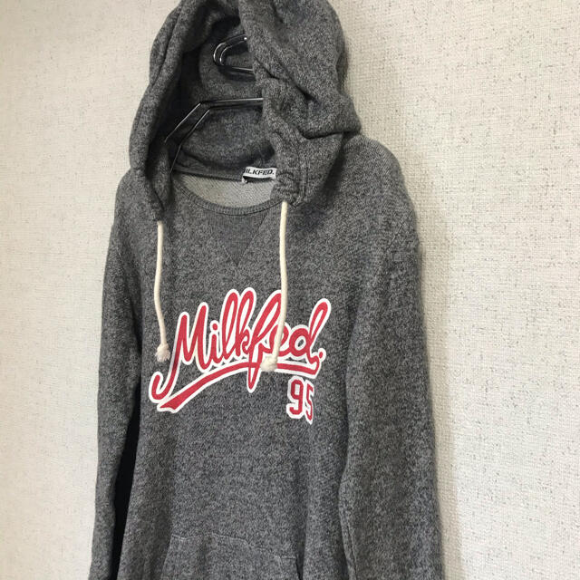 MILKFED.(ミルクフェド)のレディース　MILKFED ミルクフェド ビッグロゴ フーディ チュニック　 S レディースのトップス(チュニック)の商品写真