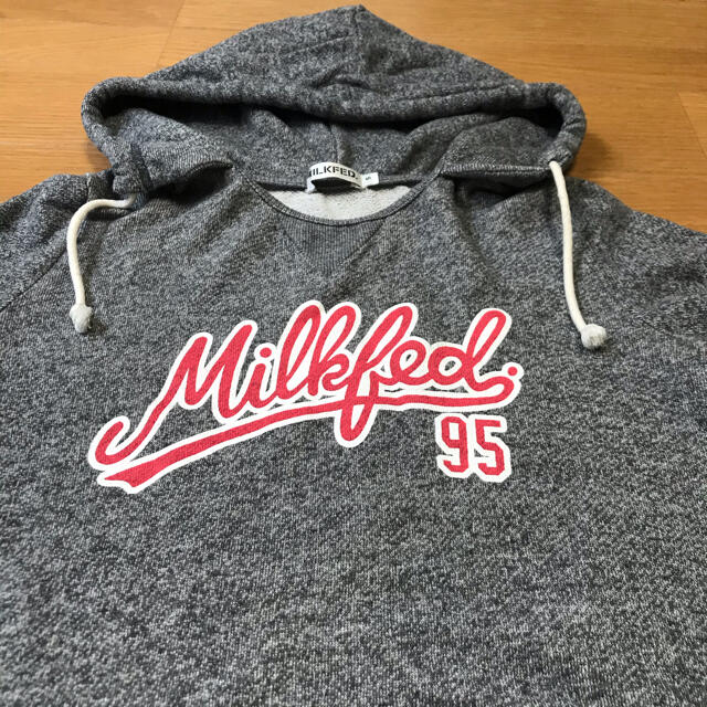 MILKFED.(ミルクフェド)のレディース　MILKFED ミルクフェド ビッグロゴ フーディ チュニック　 S レディースのトップス(チュニック)の商品写真