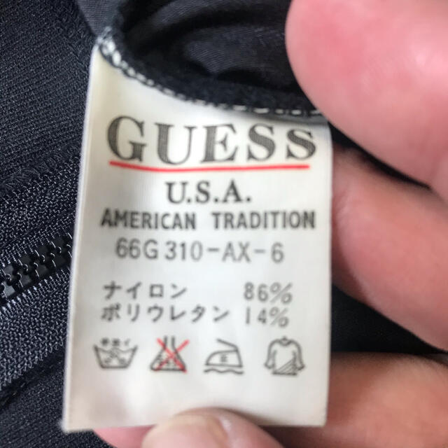 GUESS(ゲス)のレディース　GUESS ゲス 短丈 韓国 フルジップ ナイロンジャケット　M メンズのジャケット/アウター(ナイロンジャケット)の商品写真